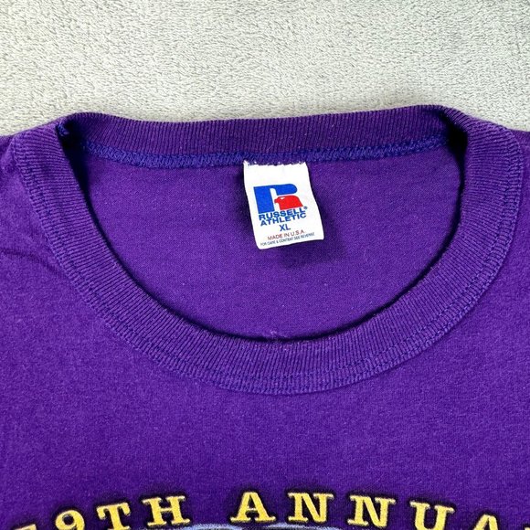 Vintage 90s Russell Athletic Sturgis Single Stitch Motorcycle Rally Week T-Shirt - Picture 4 of 8